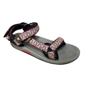Camel Crown Women’s 7 Outdoor Sandals Pink Hiking Waterproof Arch Support